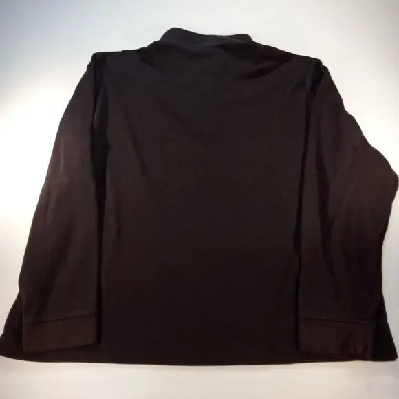 Van Heusen Flex Quarter Zip Pullover Brown XXL - Picture 6 of 6